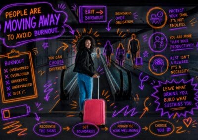 The Great Escape: why burnt-out women are choosing flight over fight.