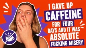 woman looking stress, with text next to her