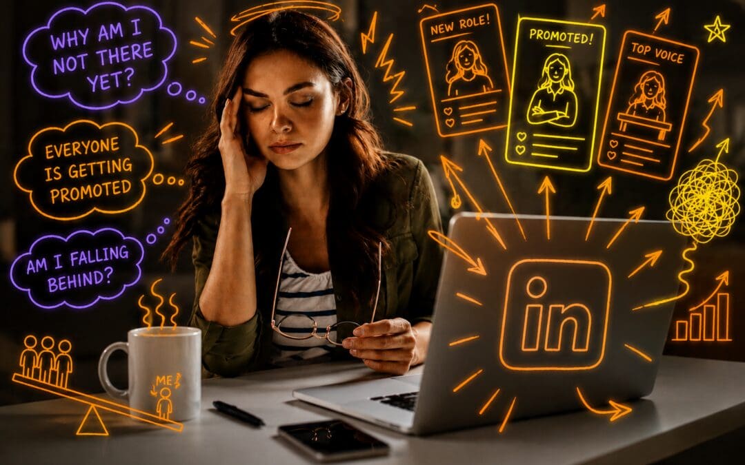 LinkedIn is dragging us into a comparison spiral – here’s how to escape its grip