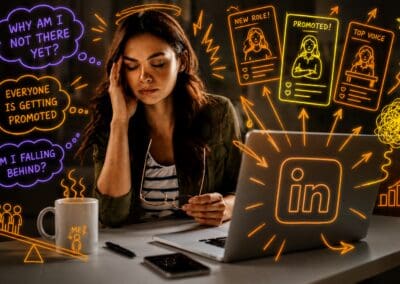 LinkedIn is dragging us into a comparison spiral – here’s how to escape its grip