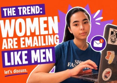VIDEO: The TikTok trend encouraging working women to “email like men” – and what we can learn from it
