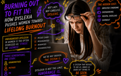 Burning out to fit in: how dyslexia pushes women toward lifelong burnout