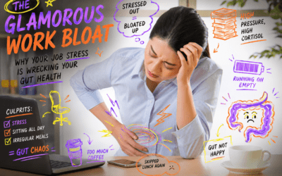 The glamorous work bloat – why your job stress is wrecking your gut health