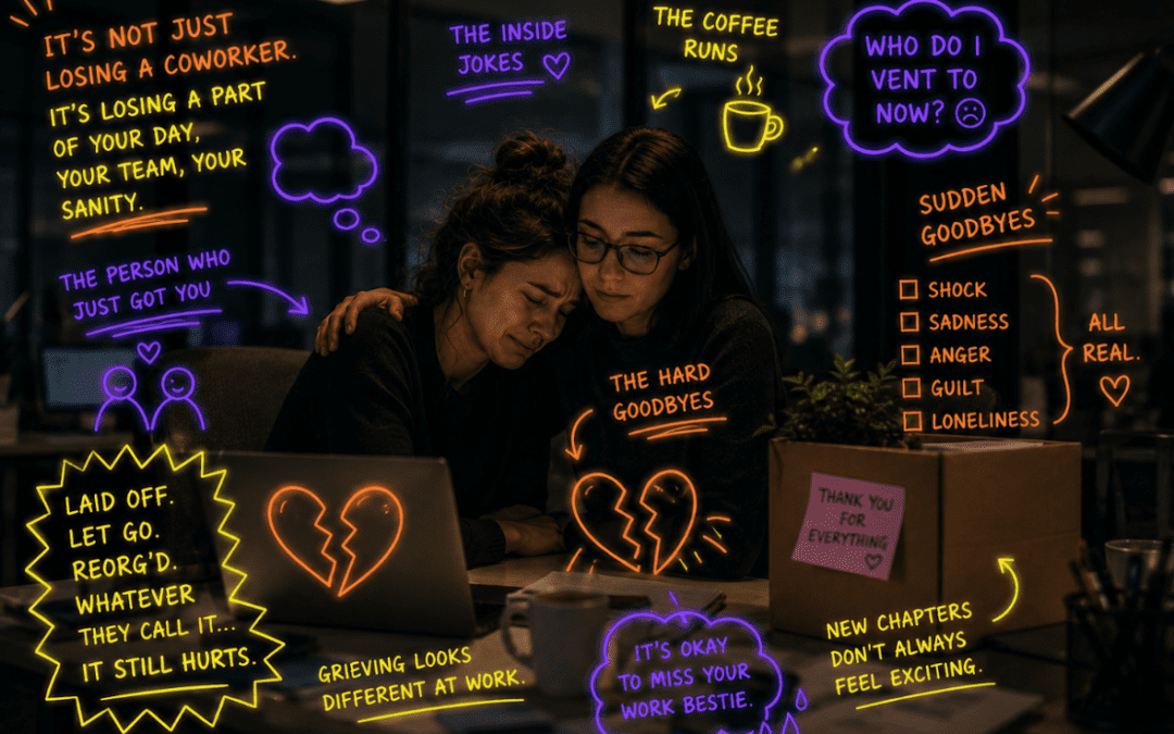 How losing your work bestie can affect more than just your lunch break